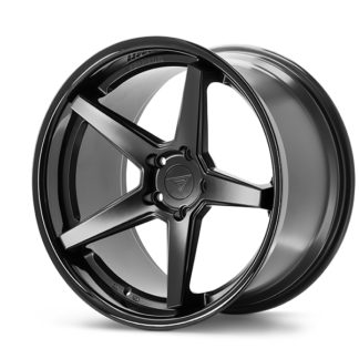 FERRADA FR3 Matta musta & Kiiltävä musta huuli